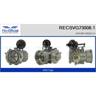 Vanne EGR RECSVG73008.1