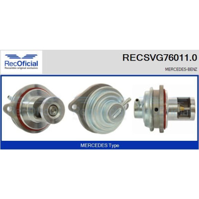 Vanne EGR RECOFFICIAL RECSVG76011.0