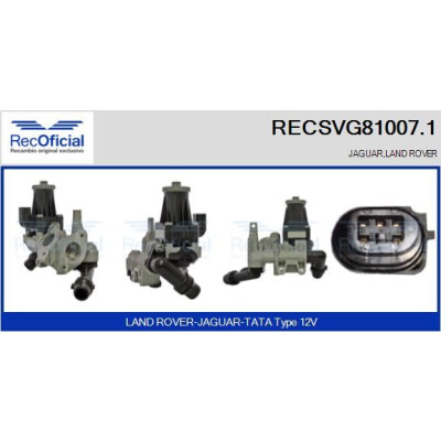 Vanne EGR RECOFFICIAL RECSVG81007.1