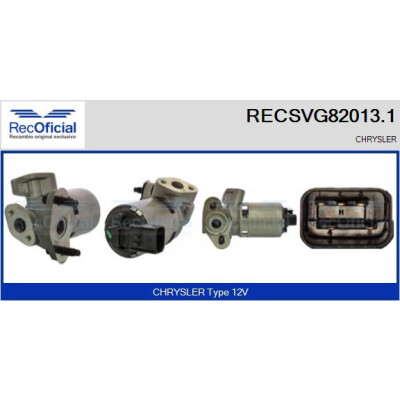 Vanne EGR RECSVG82013.1