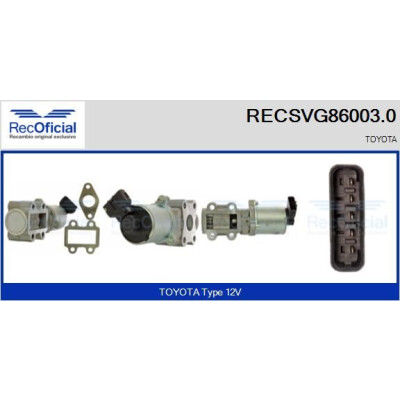 Vanne EGR RECOFFICIAL RECSVG86003.0