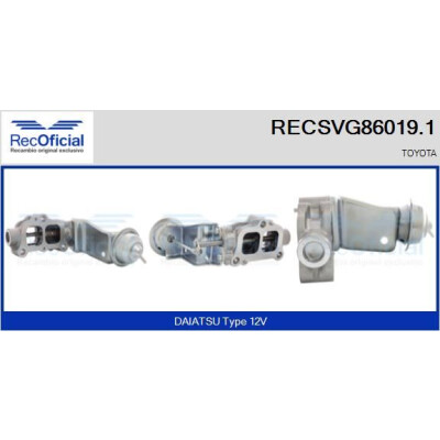 Vanne EGR RECOFFICIAL RECSVG86019.1