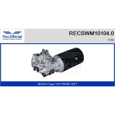 Moteur d'essuie-glace RECOOFFICIAL RECSWM10104.0