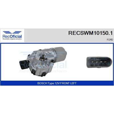 Moteur d'essuie-glace RECOOFFICIAL RECSWM10150.1
