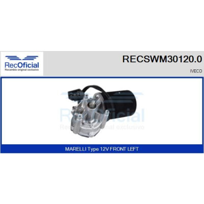 Moteur d'essuie-glace RECOOFFICIAL RECSWM30120.0