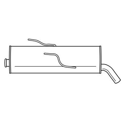 Silencieux arrière SIGAM 45601