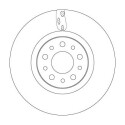 Jeu de (2) disques de frein TRW DF6933