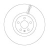 Disque de frein TRW DF6939S