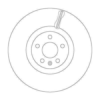 Disque de frein TRW DF6939S