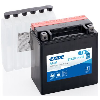 Batterie de démarrage EXIDE ETX20CH-BS