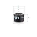 Filtre à huile UFI 23.668.00