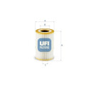 Filtre à huile UFI 25.247.00