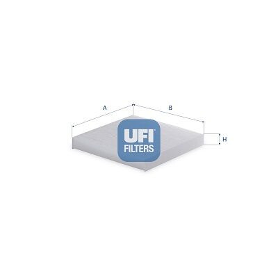 Filtre à air d'habitacle UFI 53.501.00