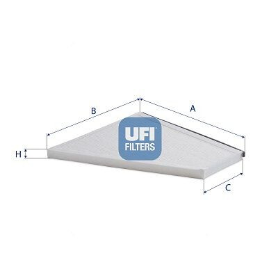 Filtre à air d'habitacle UFI 53.584.00