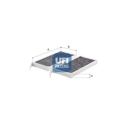 Filtre à air d'habitacle UFI 54.417.00