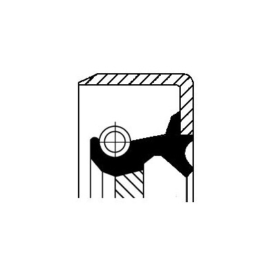Bague d'étanchéité, vilebrequin