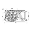 Ventilateur, refroidissement du moteur