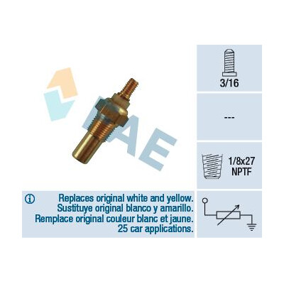Sonde, température du liquide de refroidissement