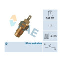Contact thermique, voyant avertisseur de liquide de refroid.
