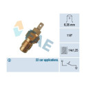 Contact thermique, voyant avertisseur de liquide de refroid.