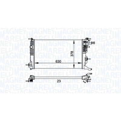Radiateur, refroidissement du moteur