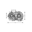 Ventilateur, refroidissement du moteur