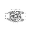Ventilateur, refroidissement du moteur