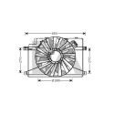 Ventilateur, refroidissement du moteur