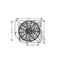 Ventilateur, refroidissement du moteur
