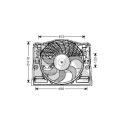 Ventilateur, refroidissement du moteur