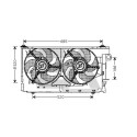 Ventilateur, refroidissement du moteur