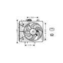 Ventilateur, refroidissement du moteur