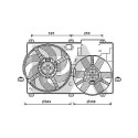 Ventilateur, refroidissement du moteur