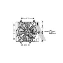 Ventilateur, refroidissement du moteur