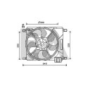 Ventilateur, refroidissement du moteur