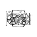 Ventilateur, refroidissement du moteur