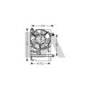 Ventilateur, refroidissement du moteur