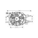 Ventilateur, refroidissement du moteur