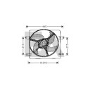 Ventilateur, refroidissement du moteur
