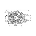 Ventilateur, refroidissement du moteur