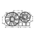 Ventilateur, refroidissement du moteur