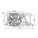 Ventilateur, refroidissement du moteur