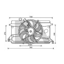 Ventilateur, refroidissement du moteur