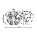 Ventilateur, refroidissement du moteur