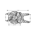 Ventilateur, refroidissement du moteur