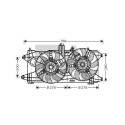 Ventilateur, refroidissement du moteur
