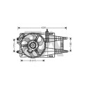Ventilateur, refroidissement du moteur