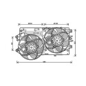 Ventilateur, refroidissement du moteur