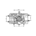 Ventilateur, refroidissement du moteur