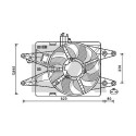 Ventilateur, refroidissement du moteur